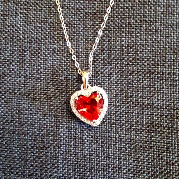 Silver Earrings+necklace - Picture 2 of 3